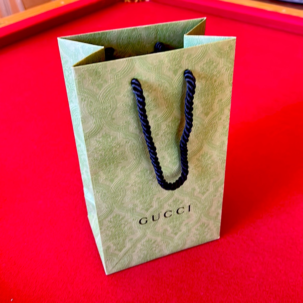 Authentic Gucci Shopping Bag